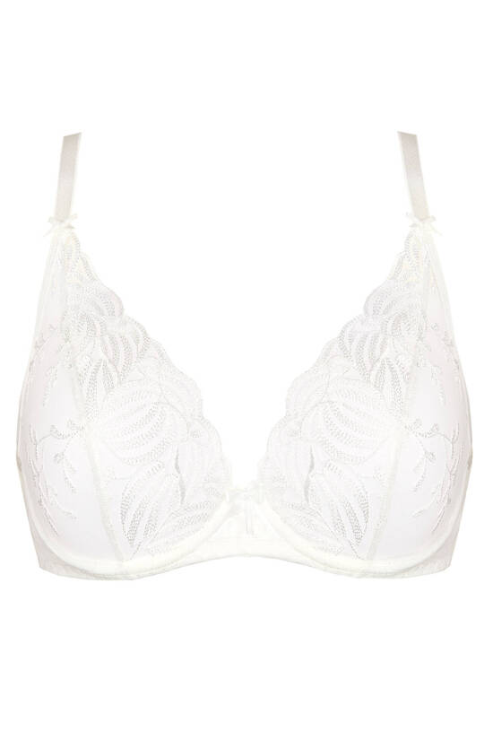 Cherie Soft BH mit Stickerei creme