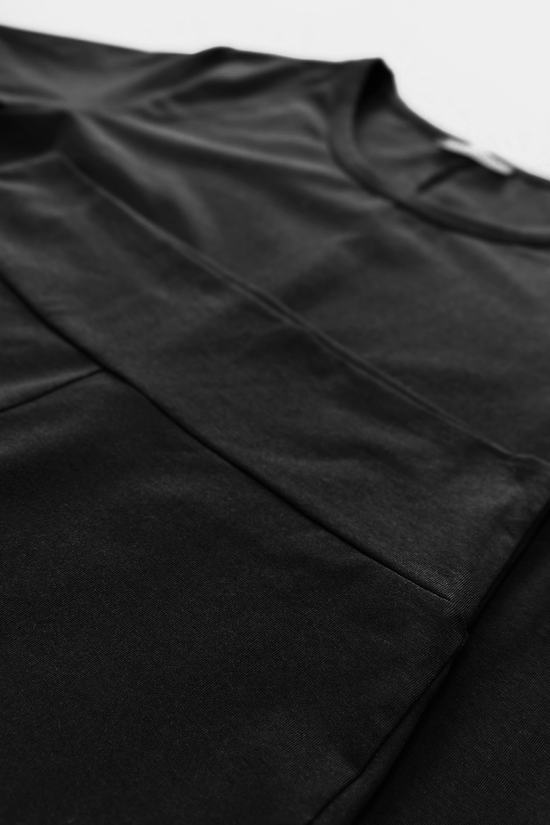 Comfy zweiteiliger Pyjama: Shorts und T-Shirt schwarz