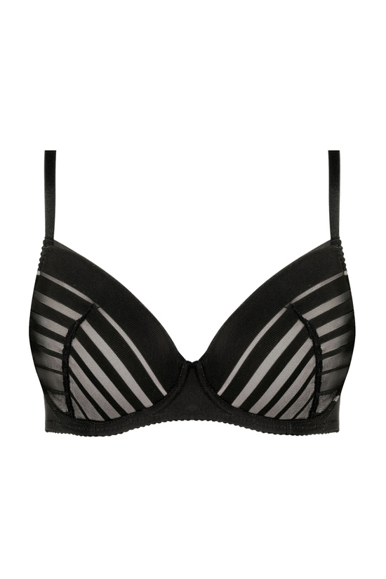 Luna Push-Up BH mit Streifen schwarz