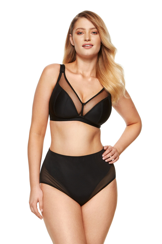 Zara Plus Size Bralette schwarz