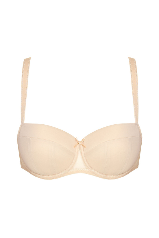 Zara glatter Full Cup BH beige