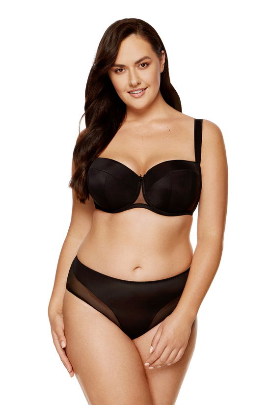 Zara glatter Full Cup BH schwarz