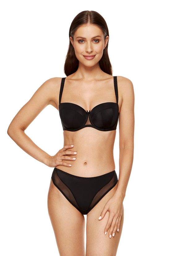 Zara glatter Full Cup BH schwarz