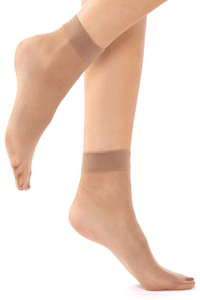 Druckfreie Socken 2 Paar 15 DEN