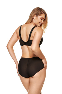 Heidi Half Cup BH schwarz