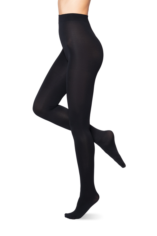 Warme blickdichte Strumpfhose 60 DEN schwarz