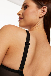 Zara glatter Soft BH schwarz