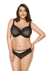 Echo Spitzen Half Cup BH black
