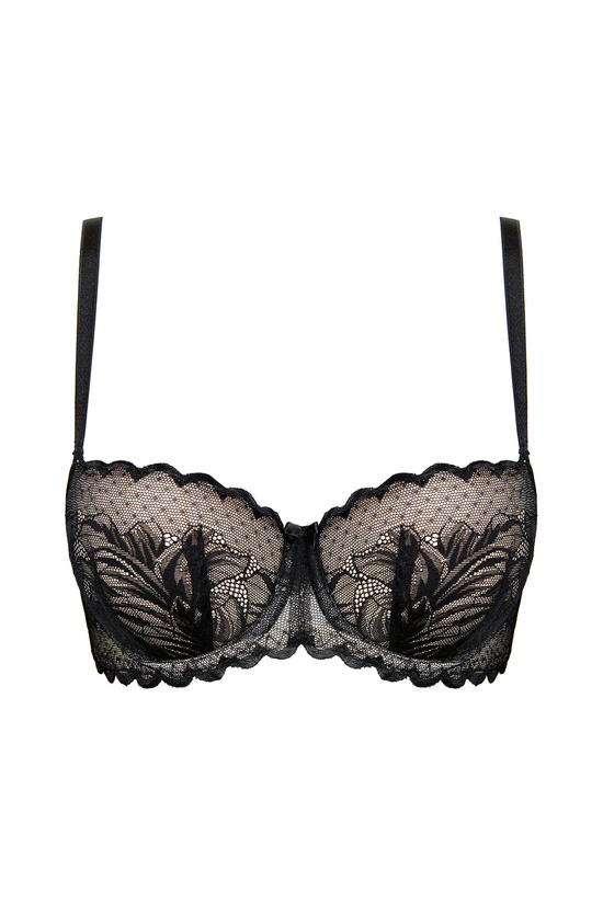 Astrid Push-up BH schwarz