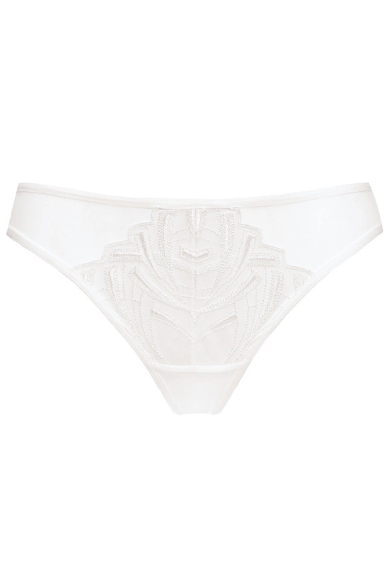 Angel bestickter Tanga weiß