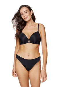 Melody glatter Push-up BH swarz
