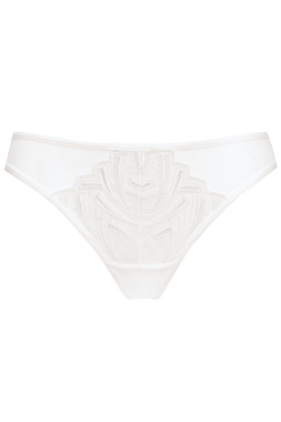 Angel bestickter Tanga weiß