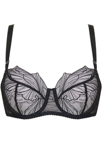 Aurora Soft BH mit Stickerei schwarz