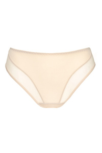 Zara brasilianischer Tanga beige