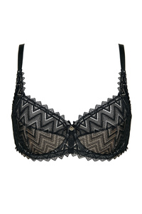 Echo Spitzen Half Cup BH black