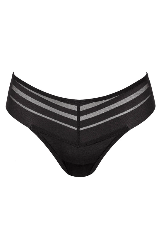 Luna Brasilianischer String schwarz