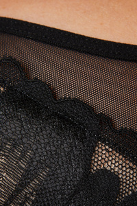 Moon Spitzen Full Cup BH schwarz