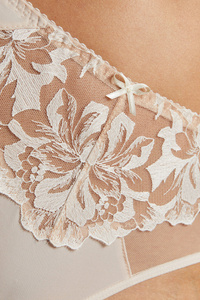 Egerie Bestickter Höschen beige