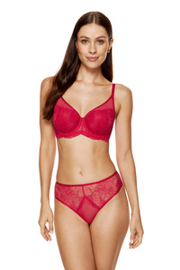 Rouge Spitzen Full Cup BH rot