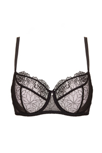 Pamela Bestickter Soft BH schwarz