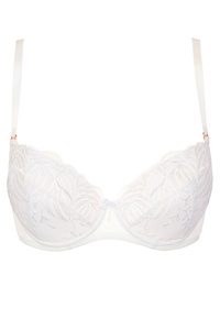 Cherie Push-up BH mit Stickerei creme