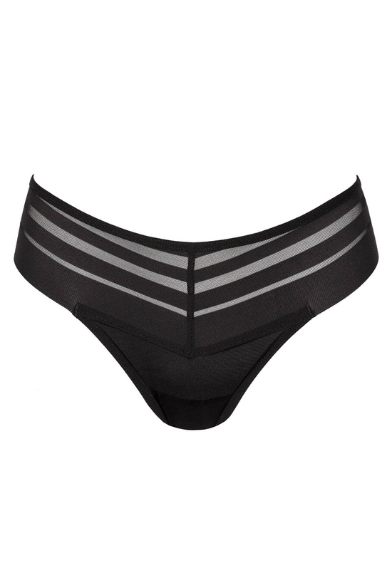 Luna Brasilianischer String schwarz
