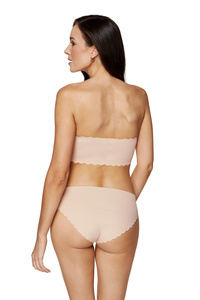 Lucky Trägerloser Bandeau top mit herausnehmbaren Polstern 