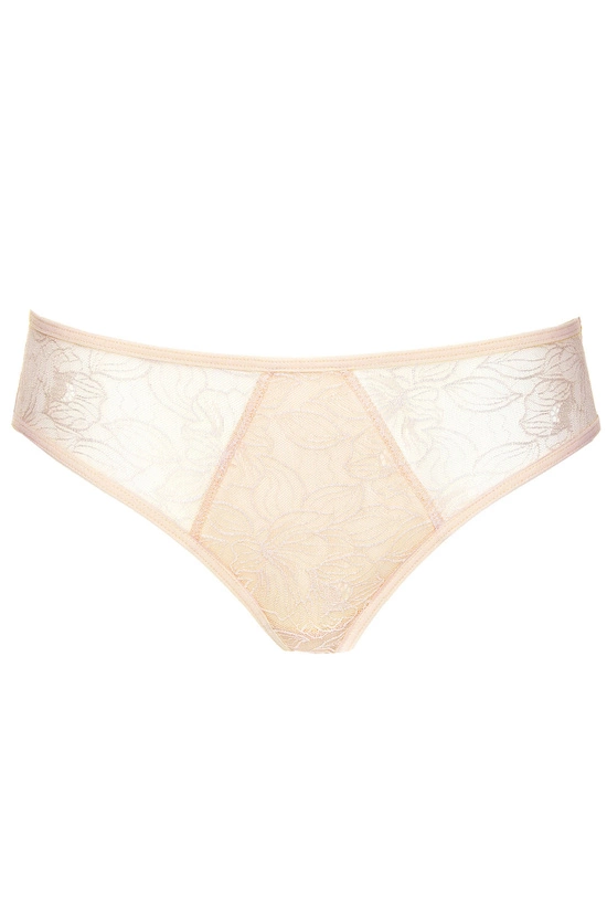 Lori Spitzenpanty mit Blumenmuster beige