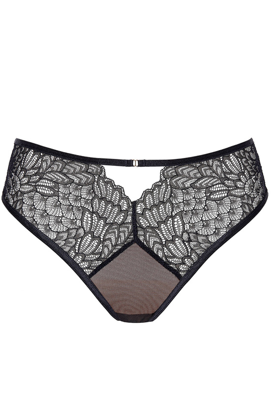 Celeste Soft Spitzen Tanga schwarz