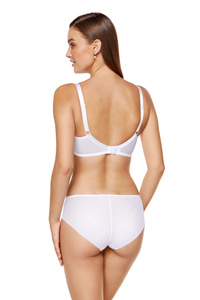 Angel bestickter Soft Cup BH weiß